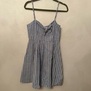 One Clothing Blue and White Striped Sundress